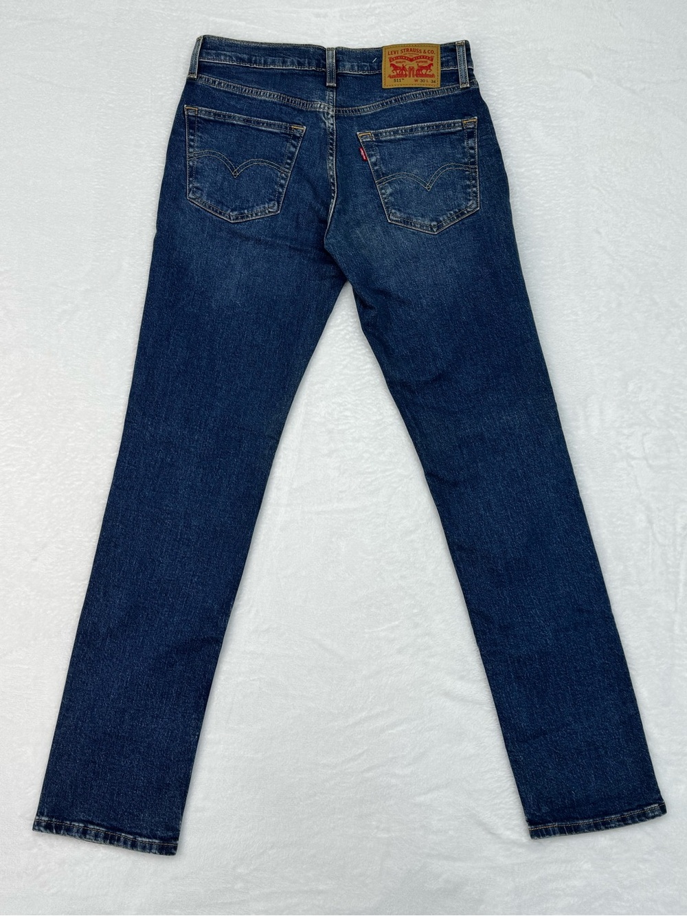 NEW Levi's 511 Slim Stretch Men's 30x34 Denim Jean Blue - Picture 2 of 7